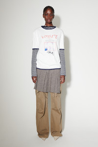 ◆OUR LEGACY◆ Shigatsu Print TANKER Tシャツ 送料込 Our Legacy - Tanker T-Shirt in Snow Shigatsu Print