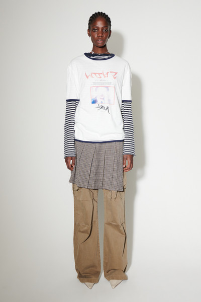 Our Legacy Tanker T-Shirt in Snow Shigatsu Print outlook