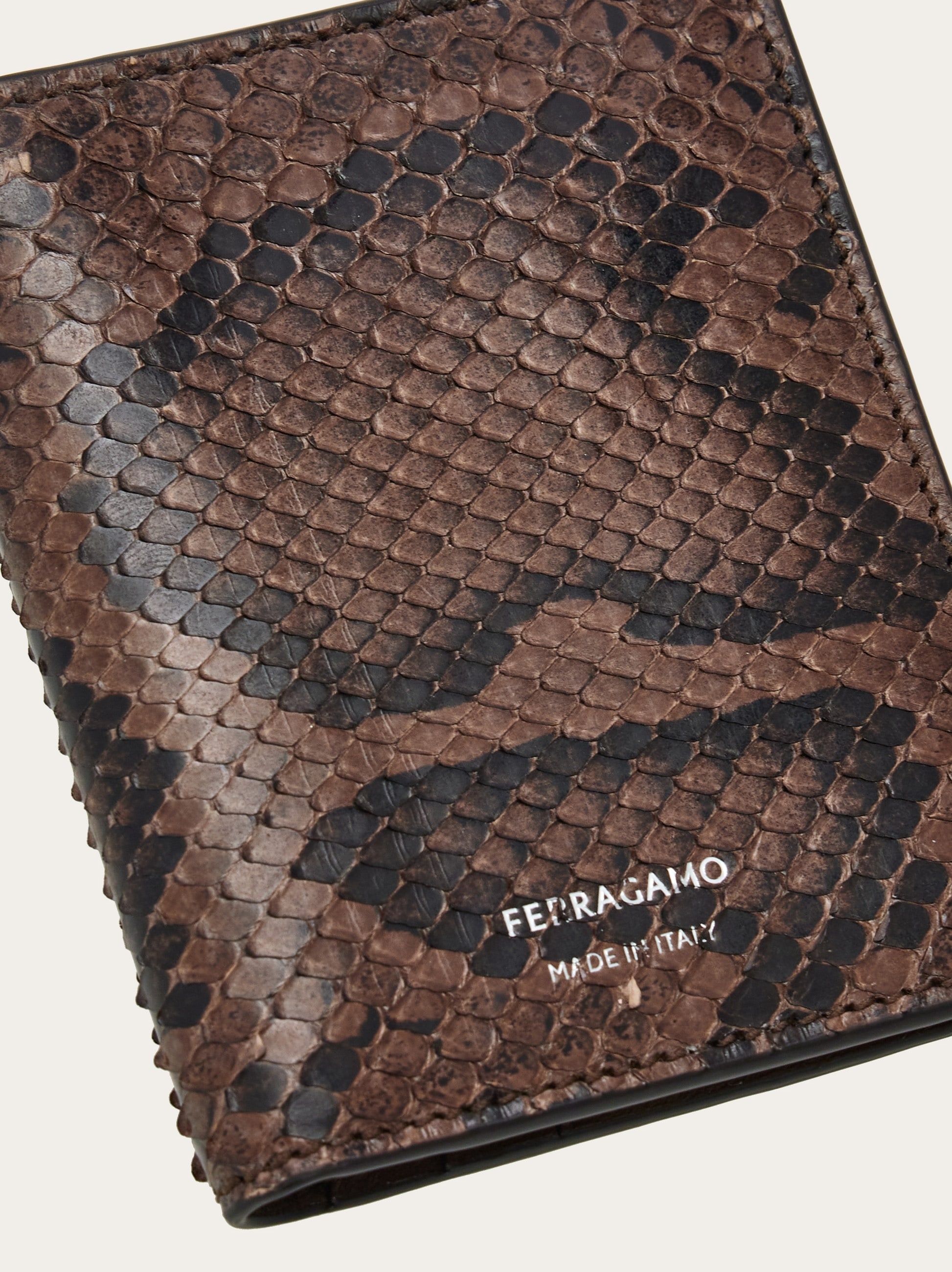 Python leather credit card holder - 4
