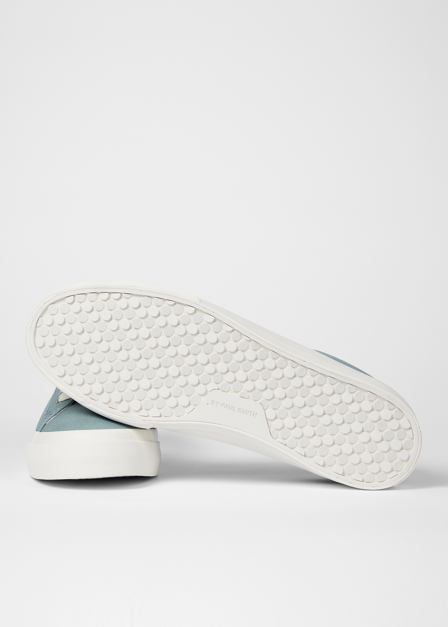 Light Blue Canvas 'Amos' Trainers - 4
