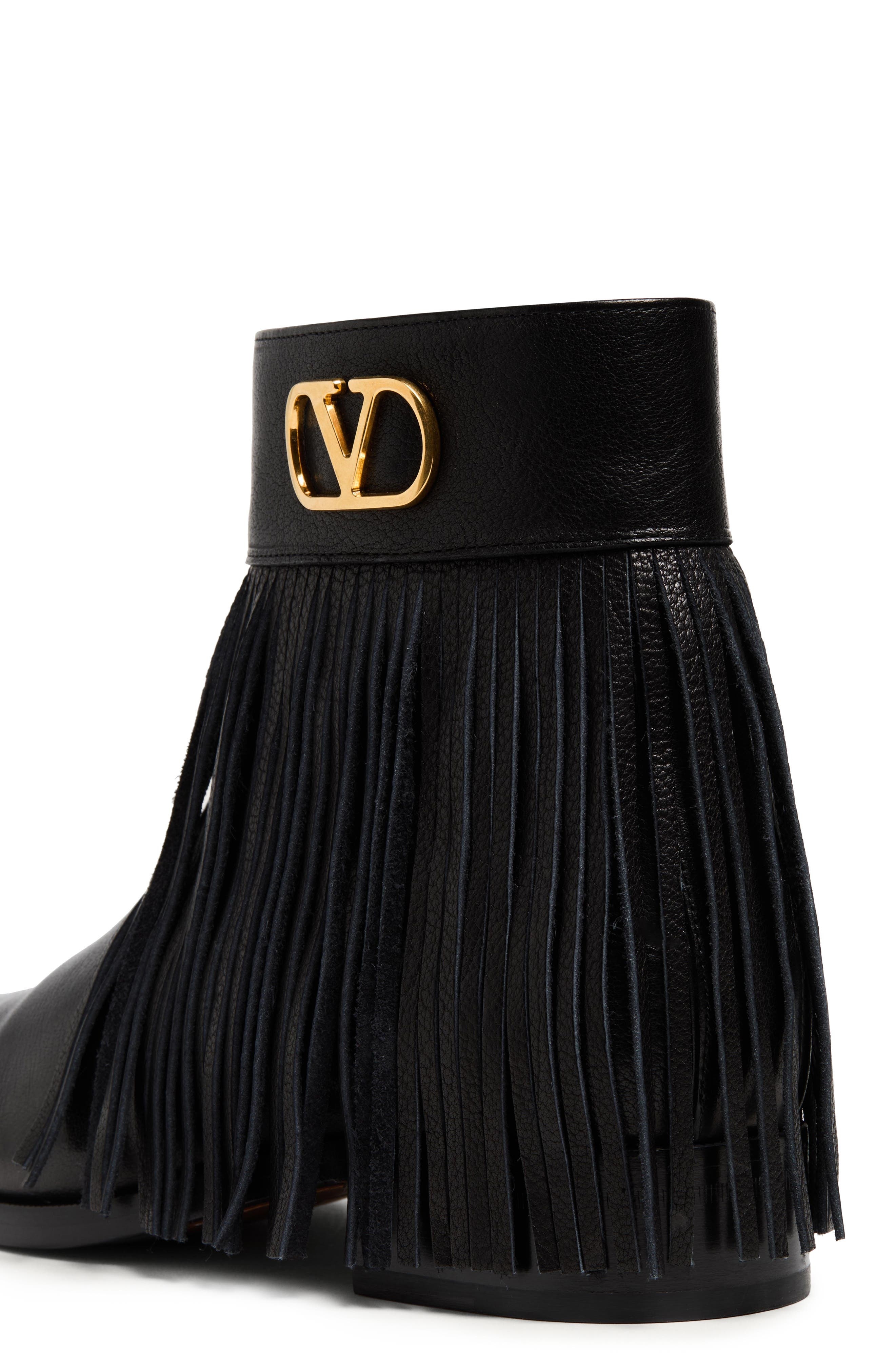 Valentino Garavani Pat Buffalo Ankle Boot in Nero at Nordstrom - 6