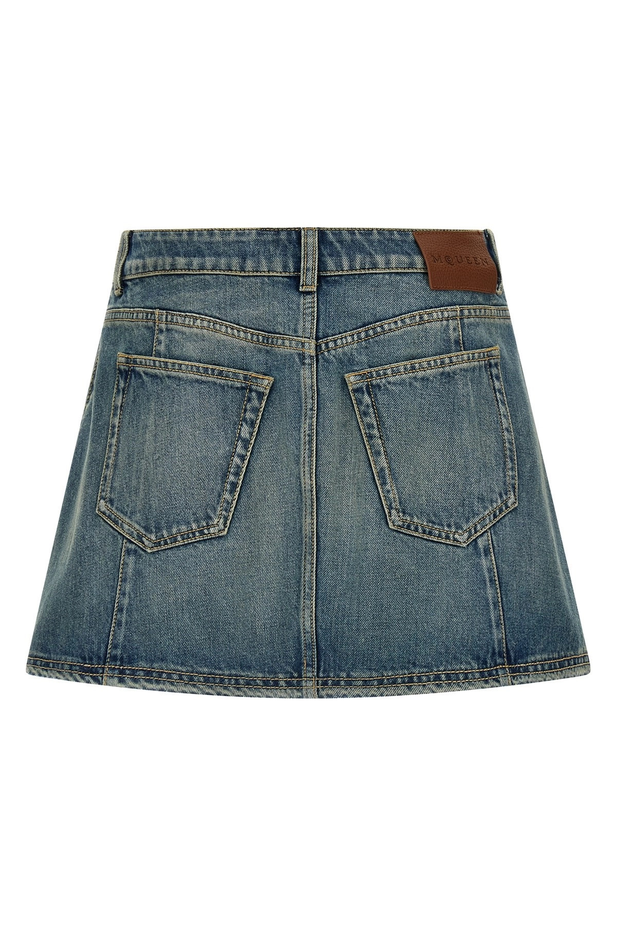 Denim mini skirt - 3