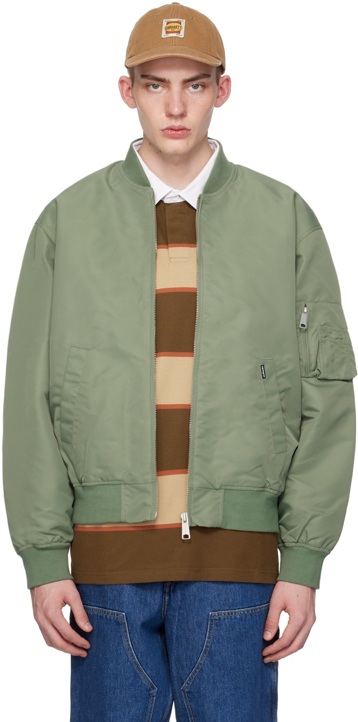 Green Otley Bomber Jacket - 1
