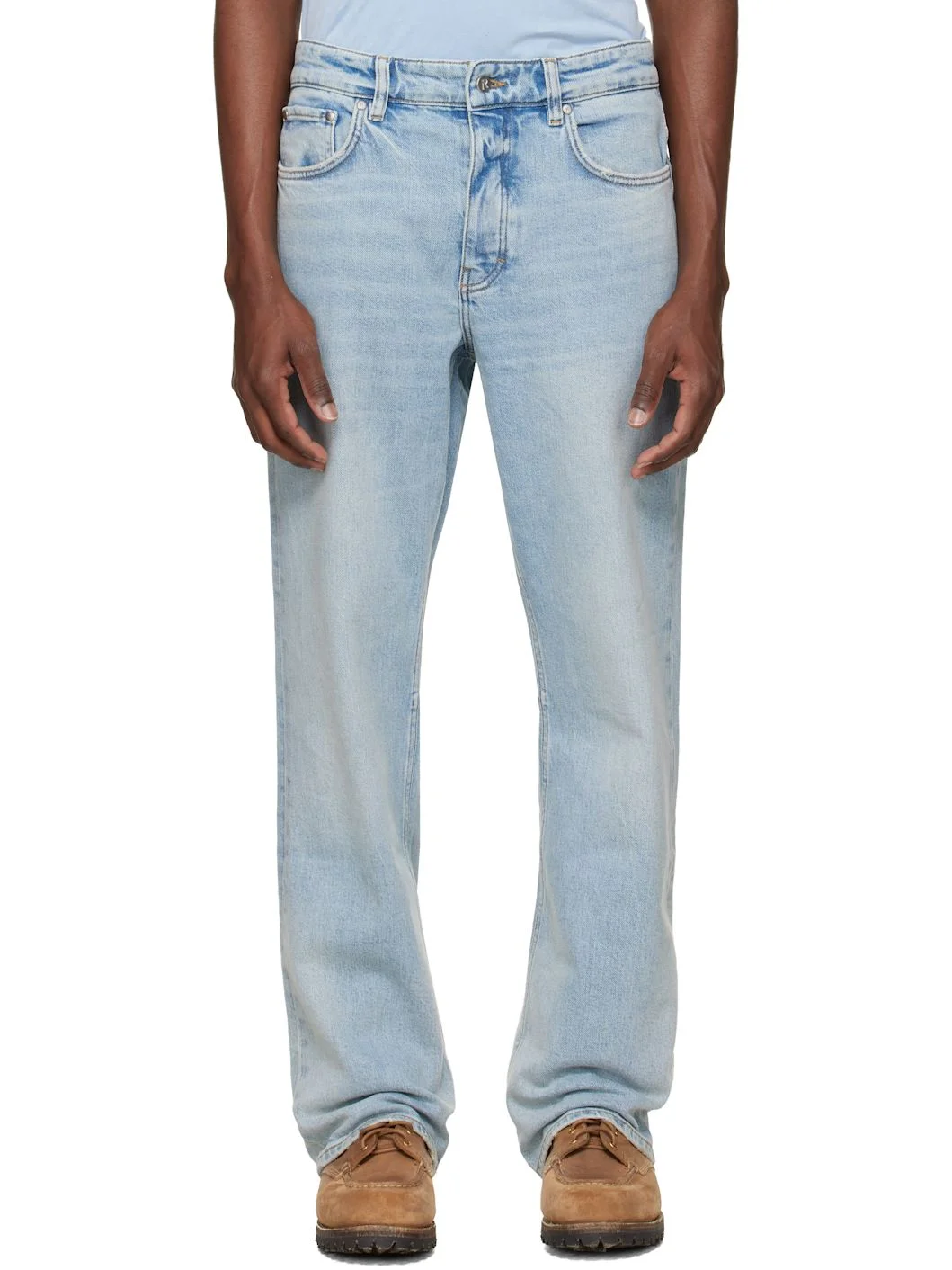 Blue Boot Cut Jeans - 1