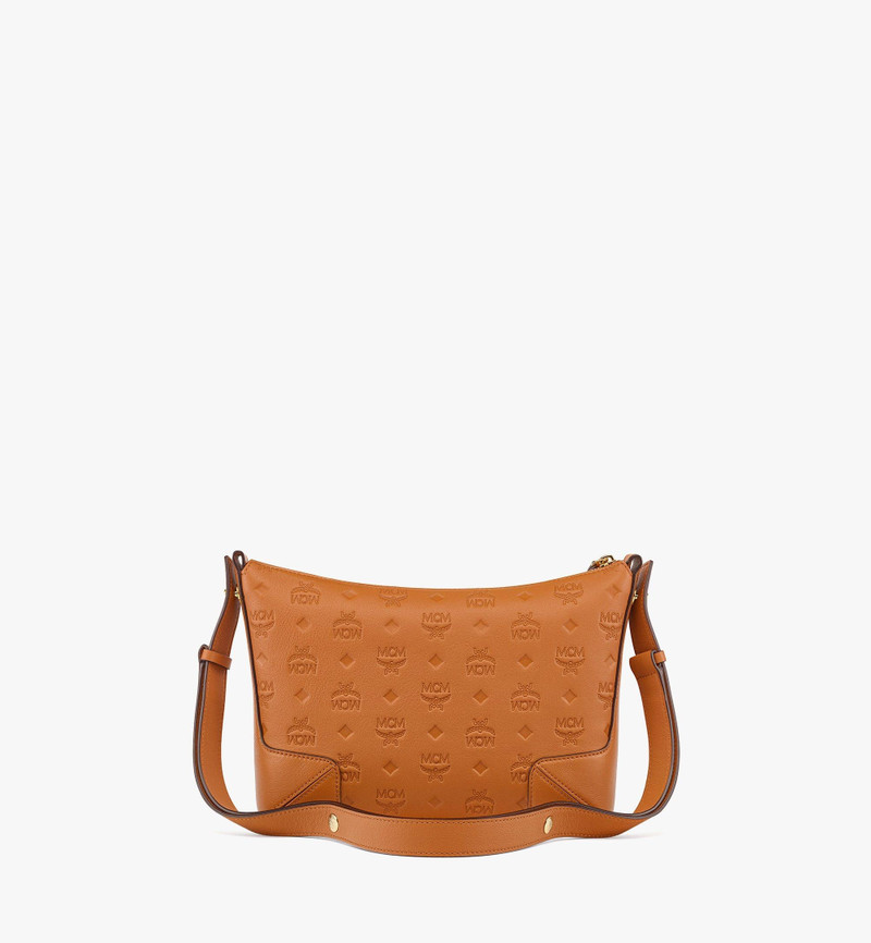 Aren Shoulder Bag in Embossed Monogram Leather 5