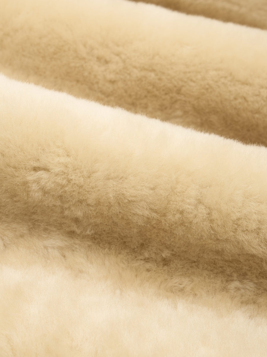 Shearling Hooded Bomber - 5