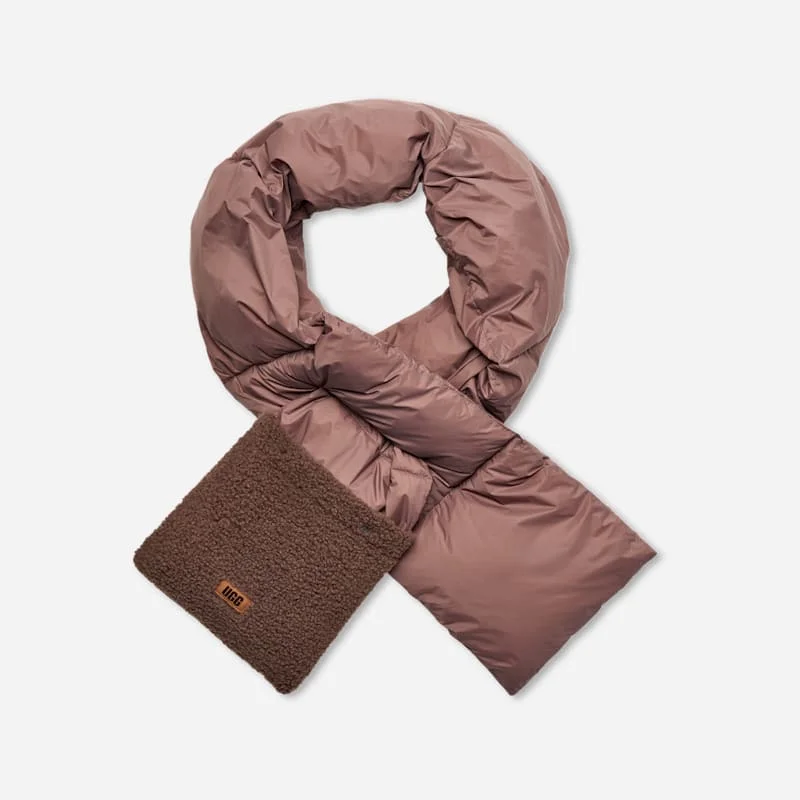 ® Women's AW ®fluff Packable Scarf Nylon in Allspice - 1