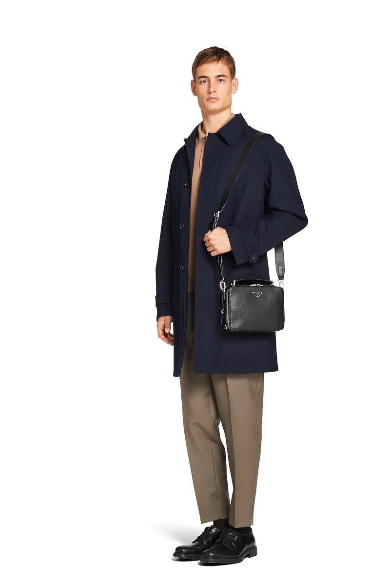 Prada Brique Saffiano Leather Cross-Body Bag 7