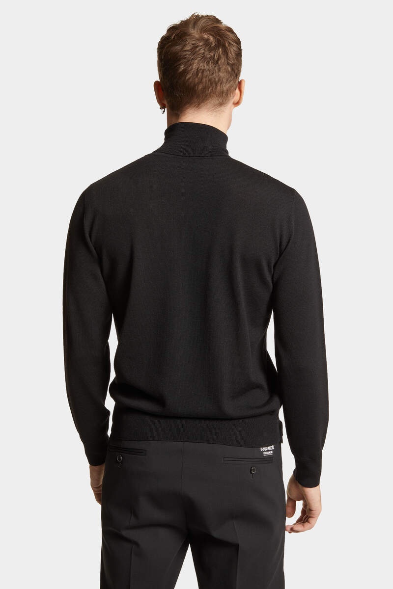 DSQUARED2 HEADQUARTER KNIT TURTLENECK - 4