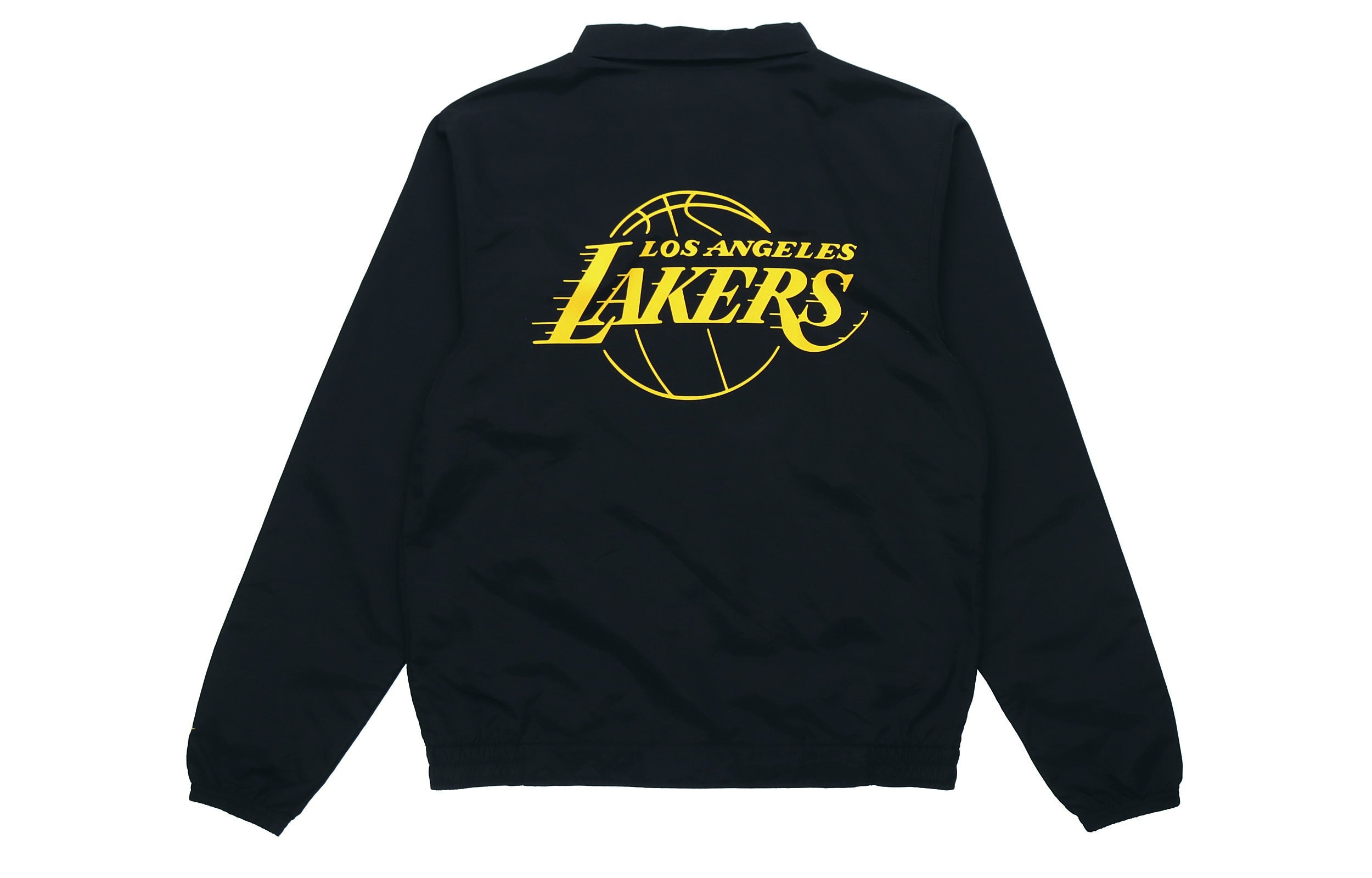 Nike Los Angeles Lakers NBA Lightweight lapel Zipper Long Sleeves Logo Jacket Black CN0765-010 - 2