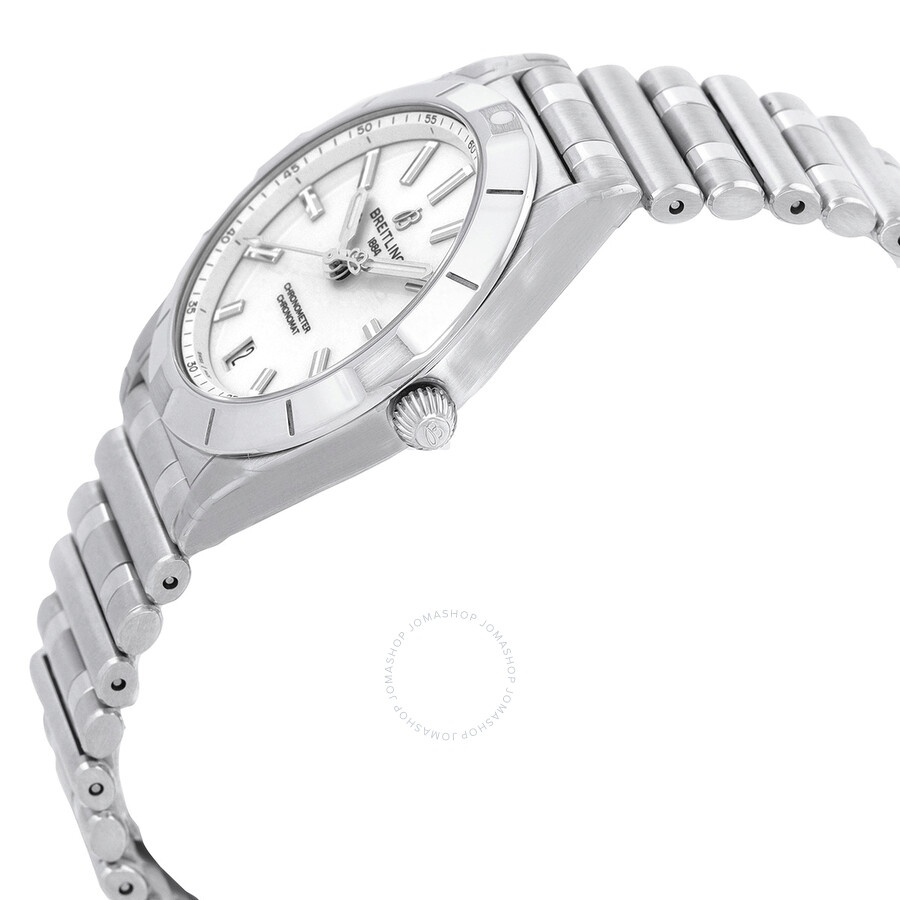 Breitling Quartz Chronomat White Dial Ladies Watch A77310101A2A1 - 2