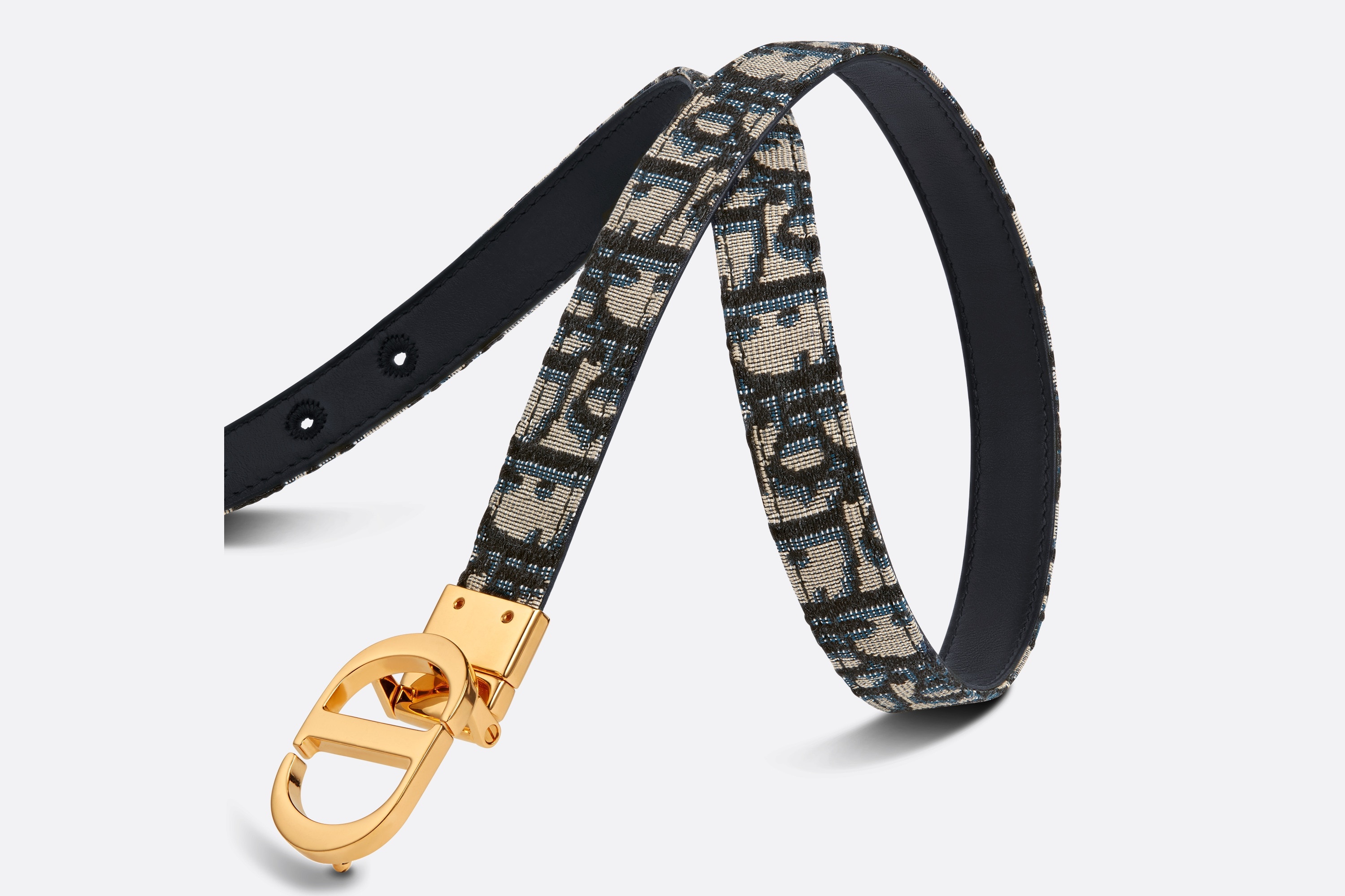 Dior Belt Buckle with Reversible Belt Strap