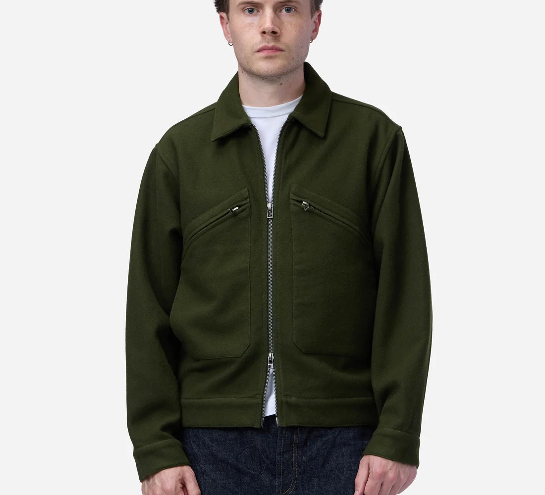 Cycling Jacket ~ Hunter Green - 1