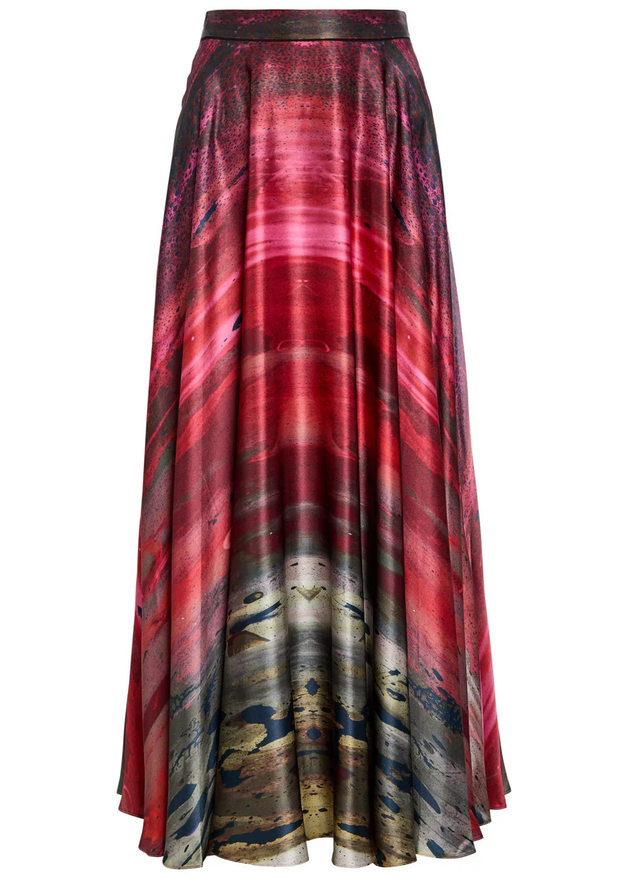 Roksanda Ameera Printed Silk Skirt - 1