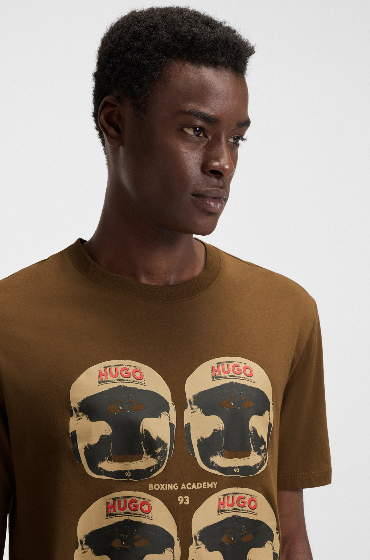 COTTON-JERSEY T-SHIRT WITH BOXING ARTWORK - 3