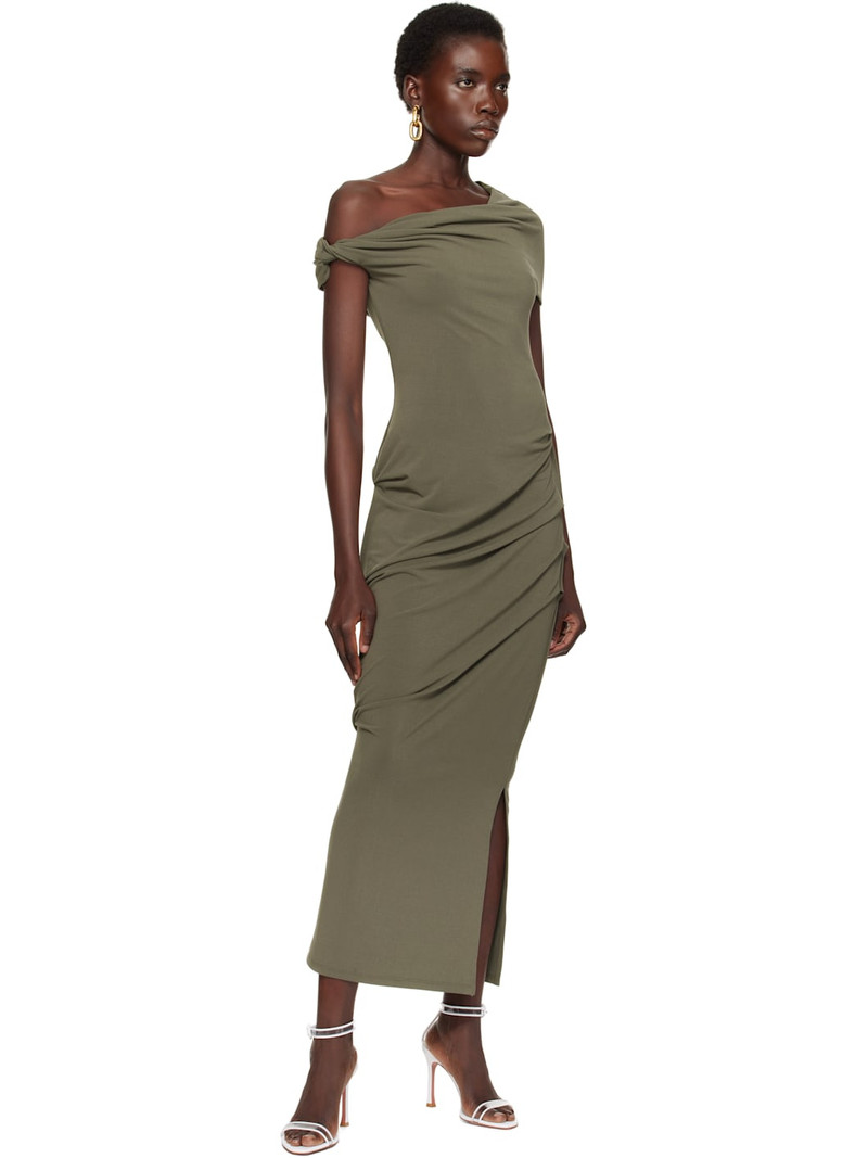 Amina Muaddi White Kim Glass Heeled Sandals outlook