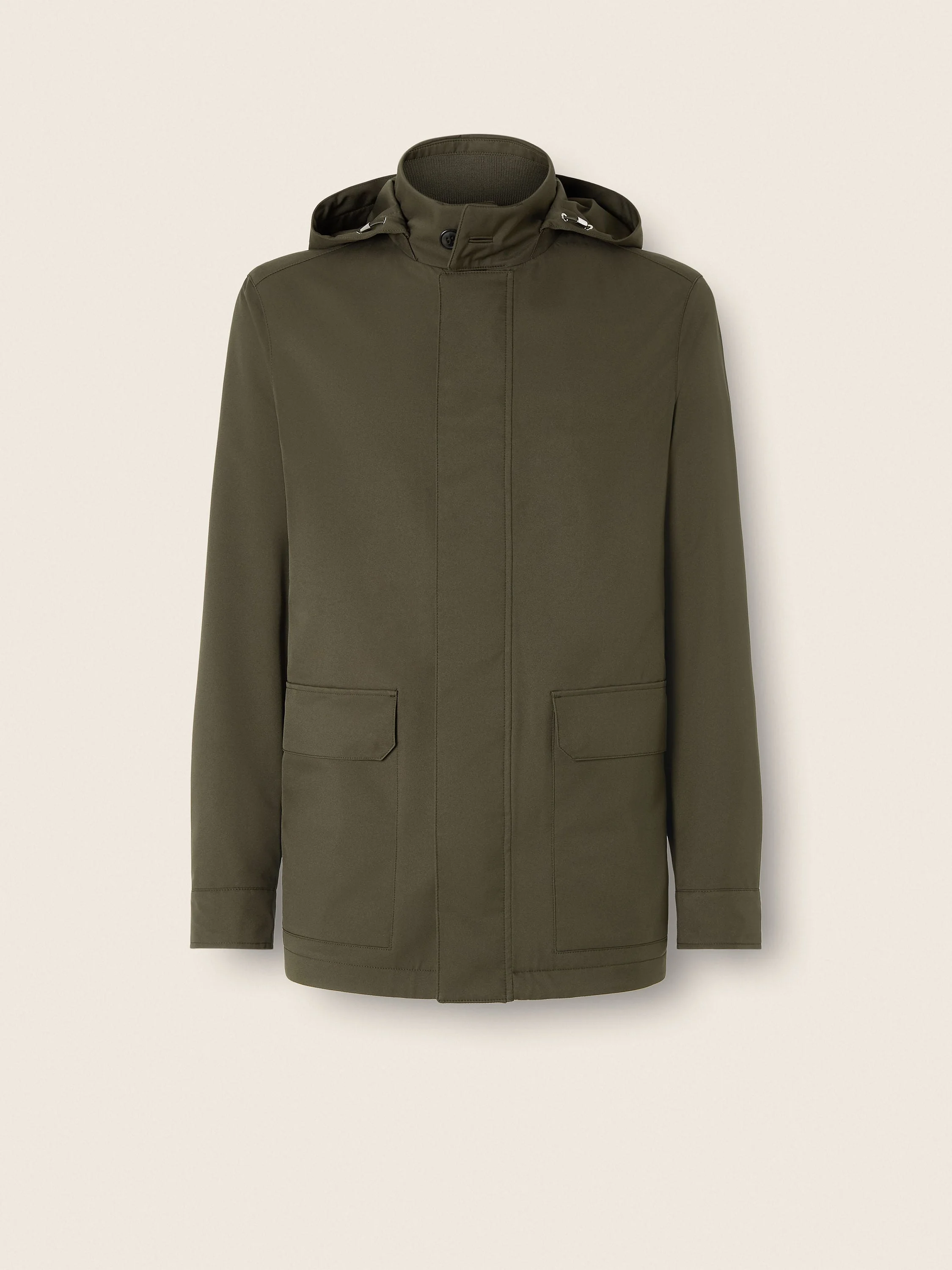 DARK OLIVE GREEN MICROFIBER MOTORIN 300CC CAR COAT - 1