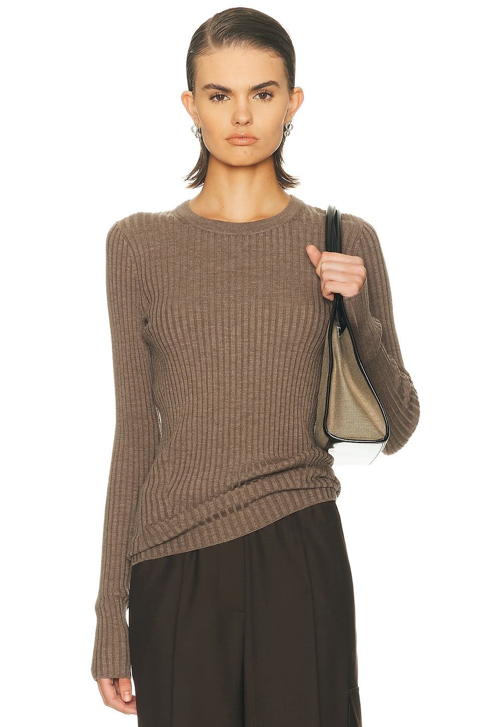 Open Back Ribbed Top - 1