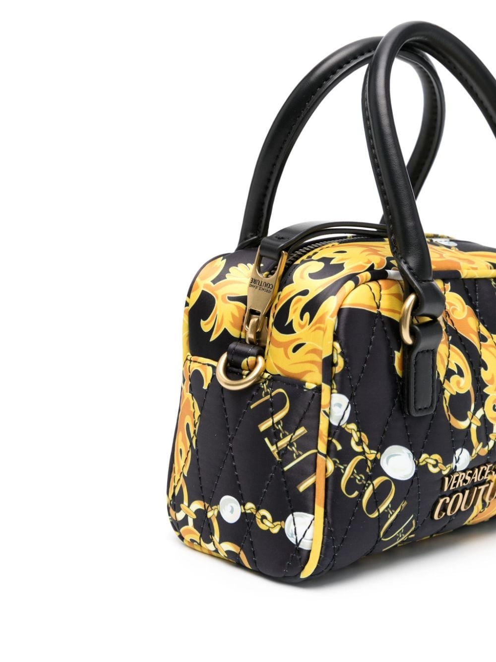 baroque-print tote bag - 4