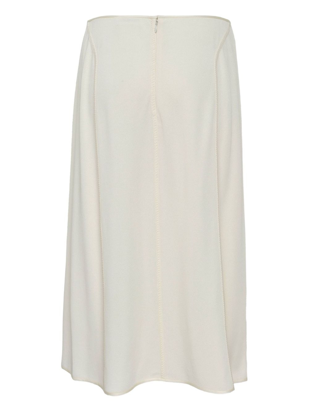 crepe fluid midi skirt - 2