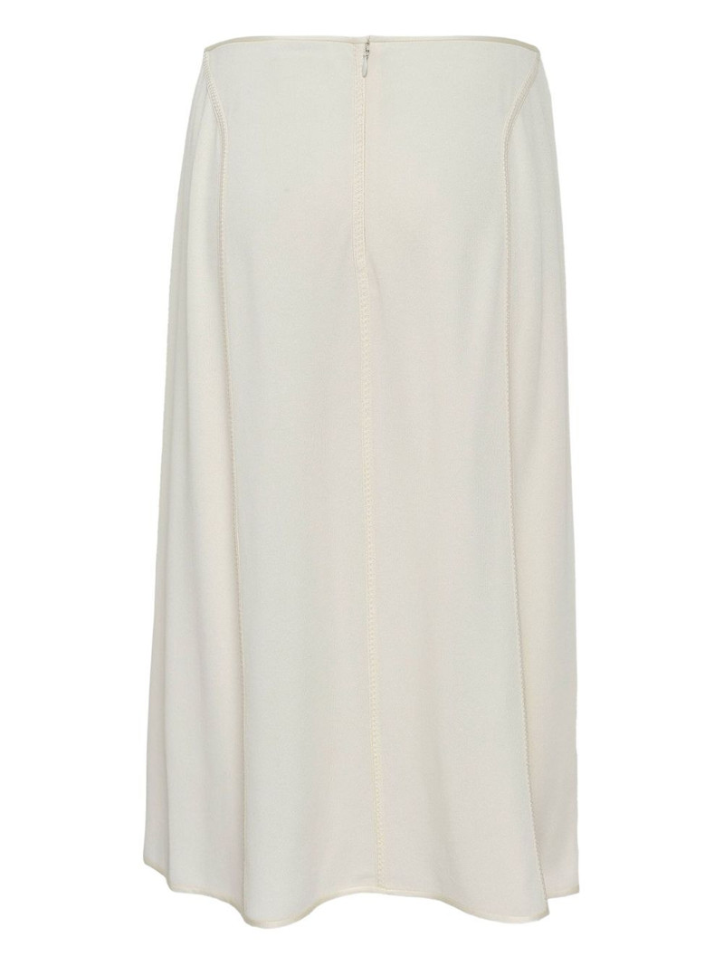 Jil Sander crepe fluid midi skirt outlook