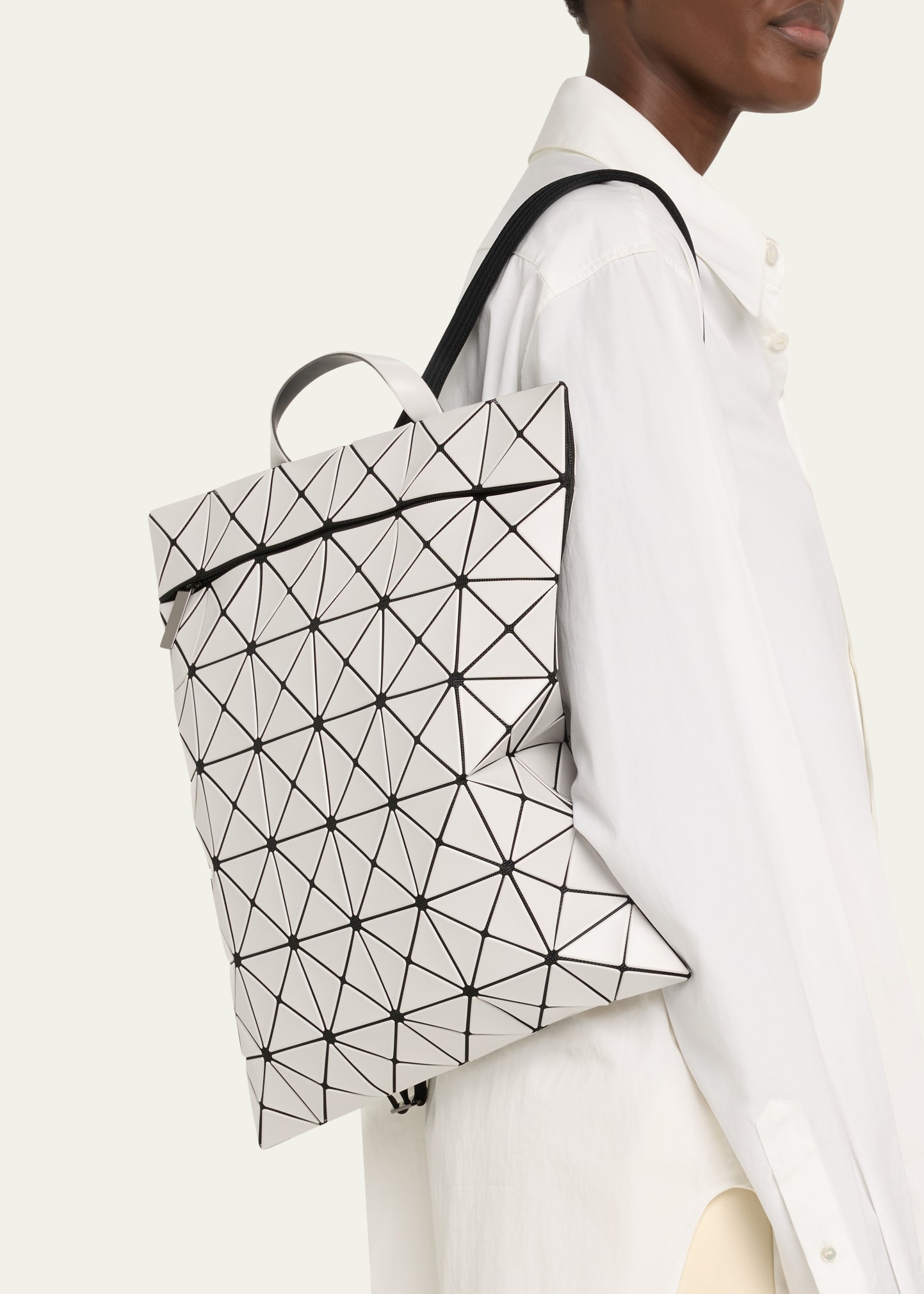 Flat Geometric Backpack - 2