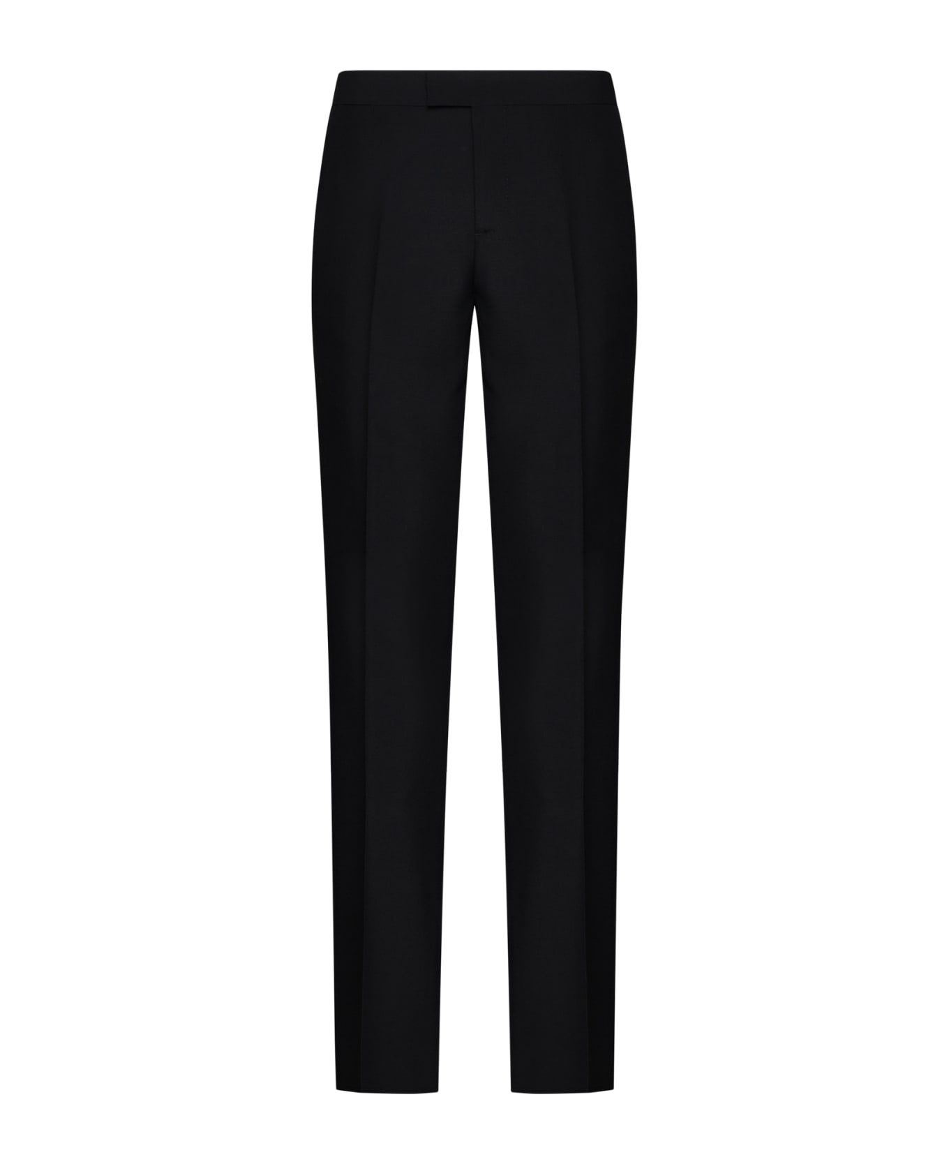 Trousers With Silk Details - 1