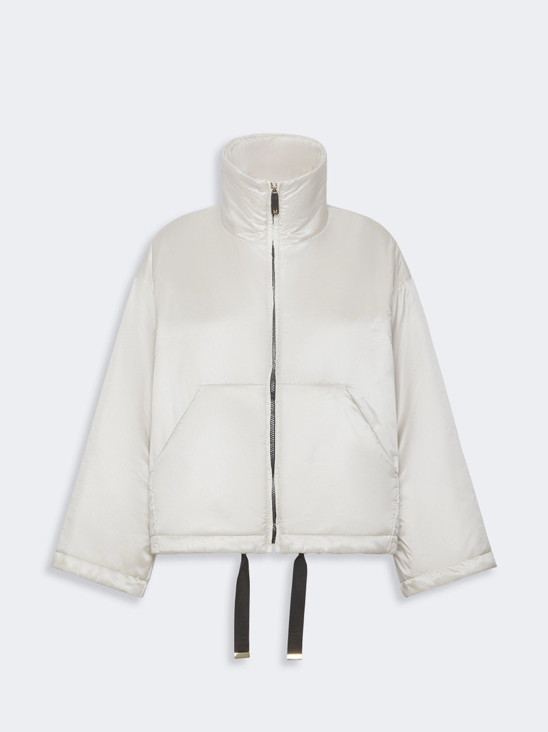 CRISTINA Short padded jacket in water-repellent fabric - ICE 1