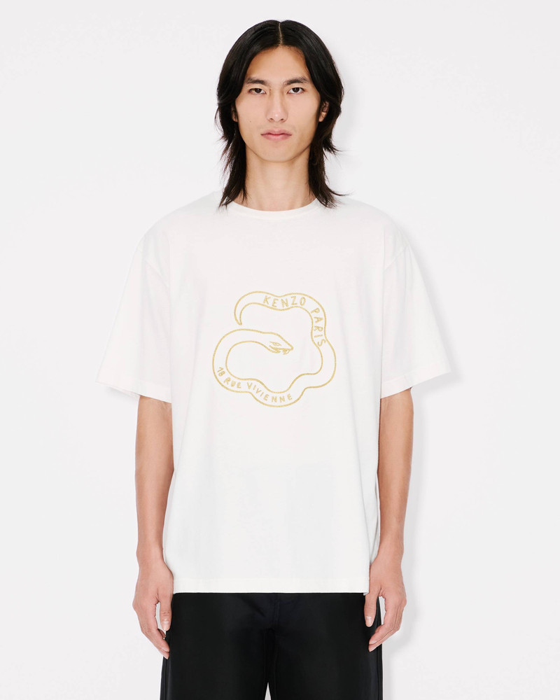 'Lunar New Year' embroidered oversized T-shirt in cotton 3