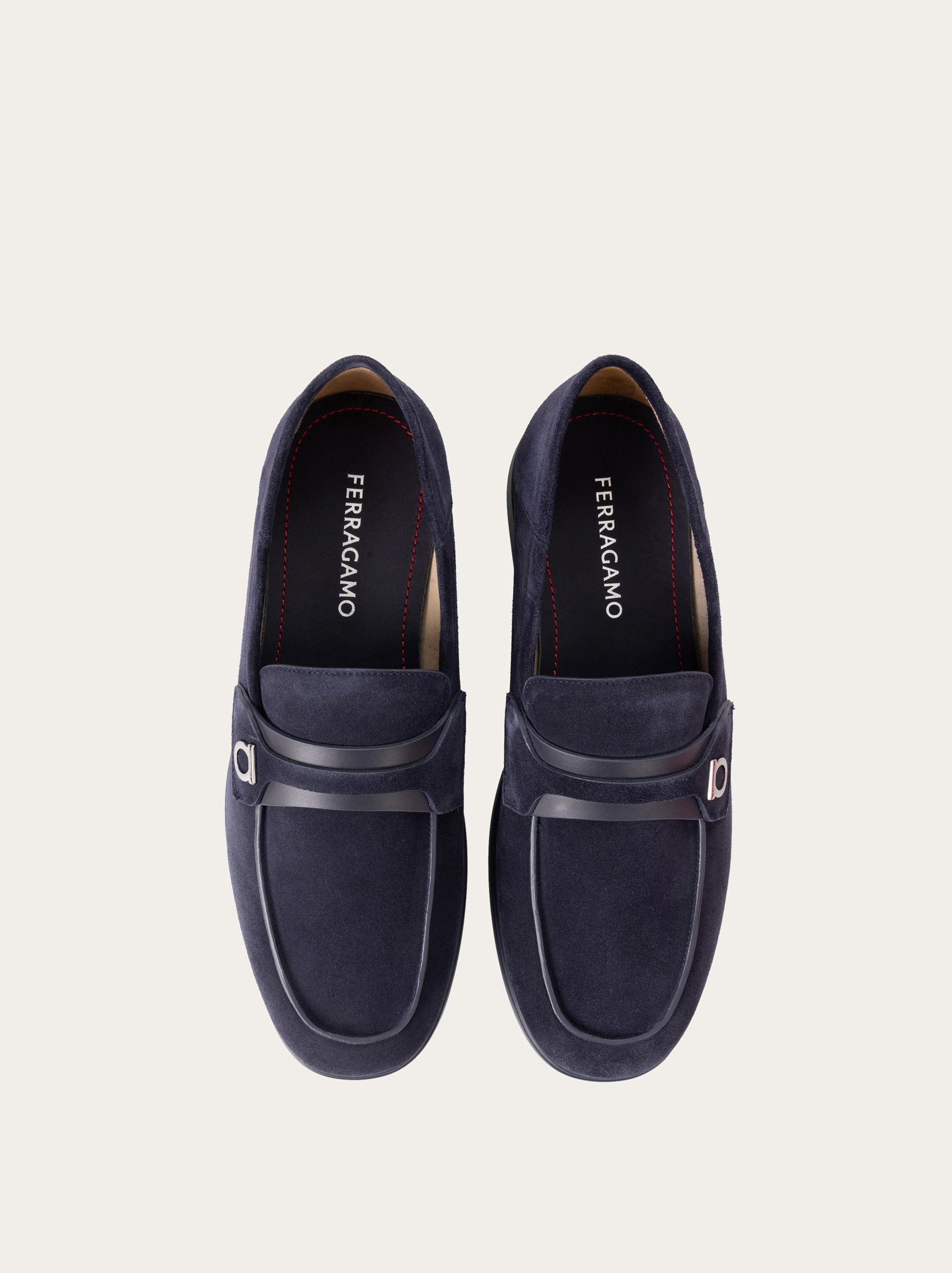Deconstructed loafer with Gancini ornament - 3