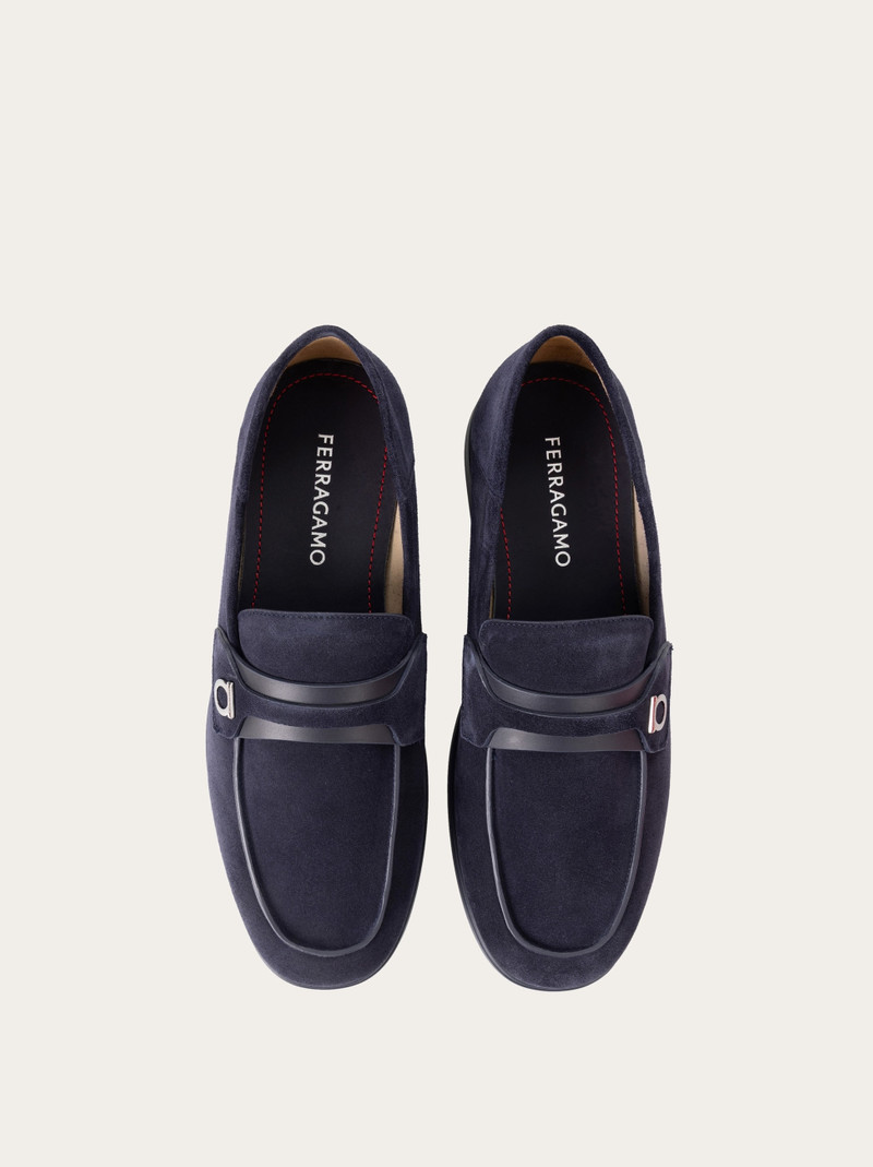 FERRAGAMO Deconstructed loafer with Gancini ornament outlook