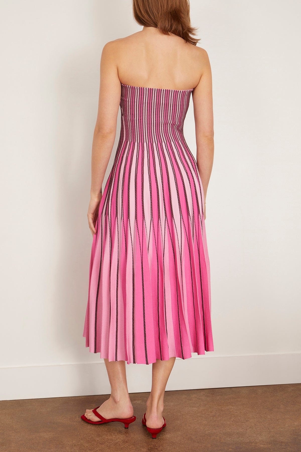 Soleil Midi Dress in Berry Multi - 4