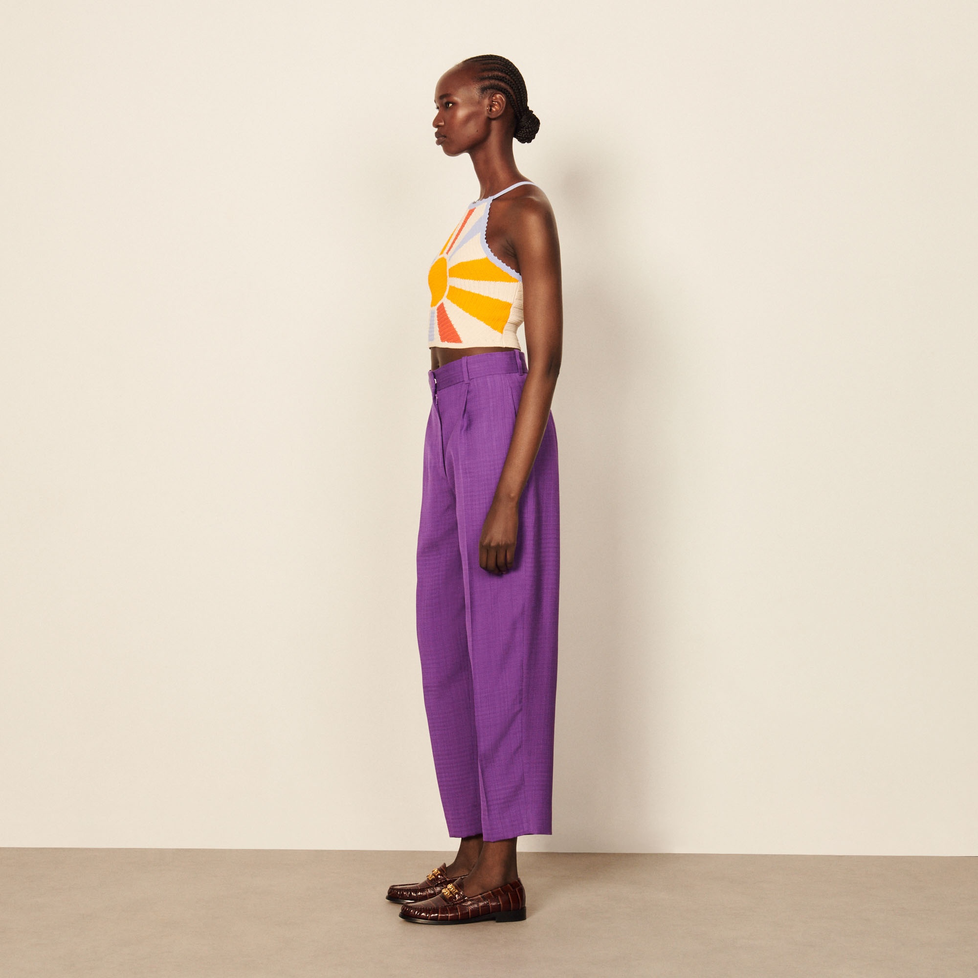 Straight-leg trousers - 4