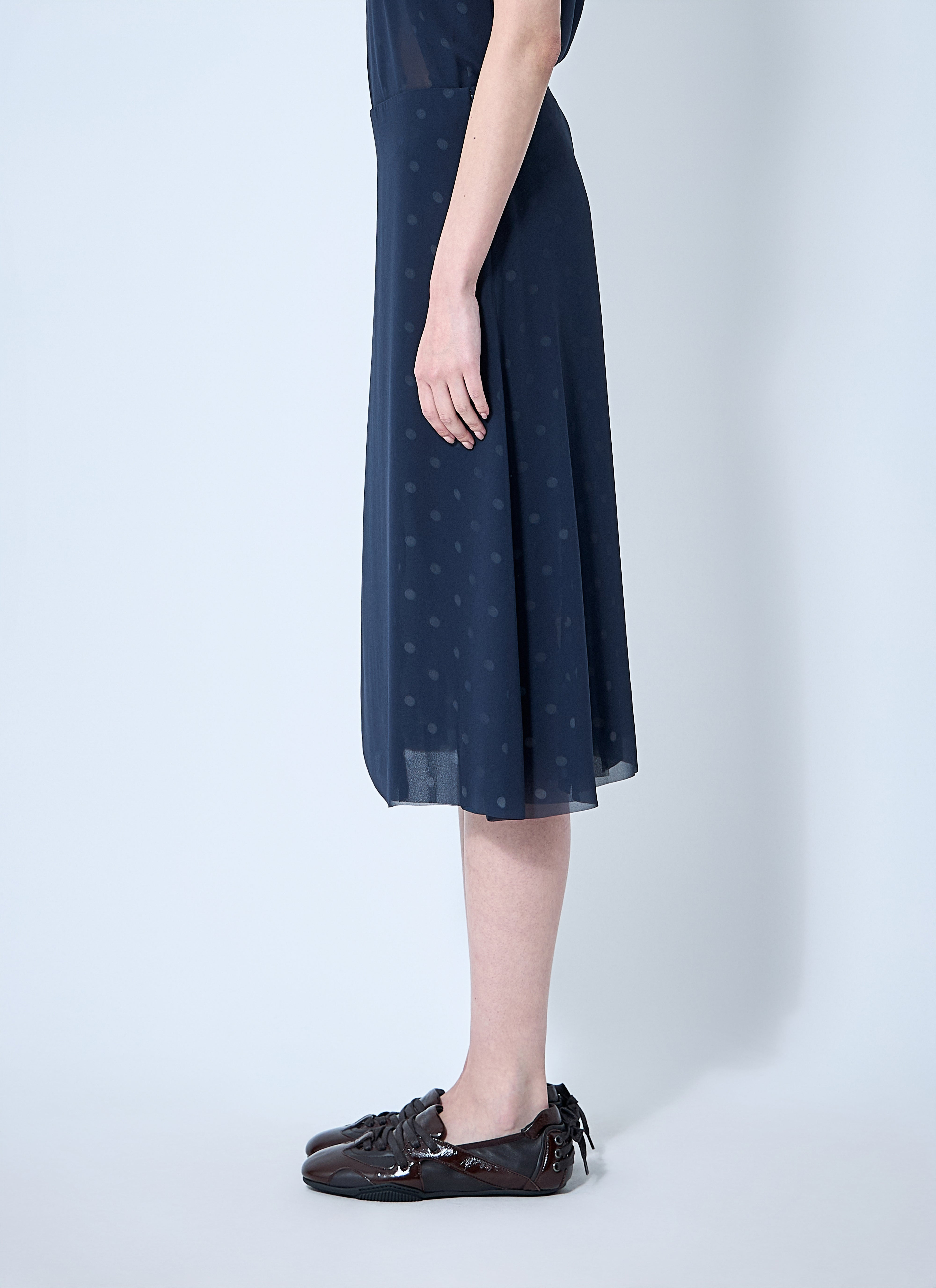 Acne Studios Women Mesh Layered Midi Skirt - 3