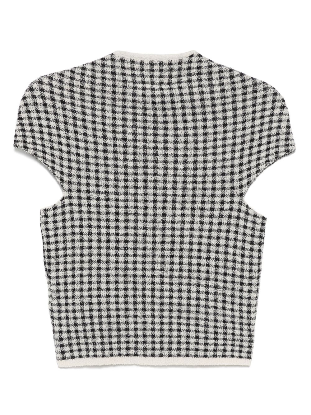 checked T-shirt - 2