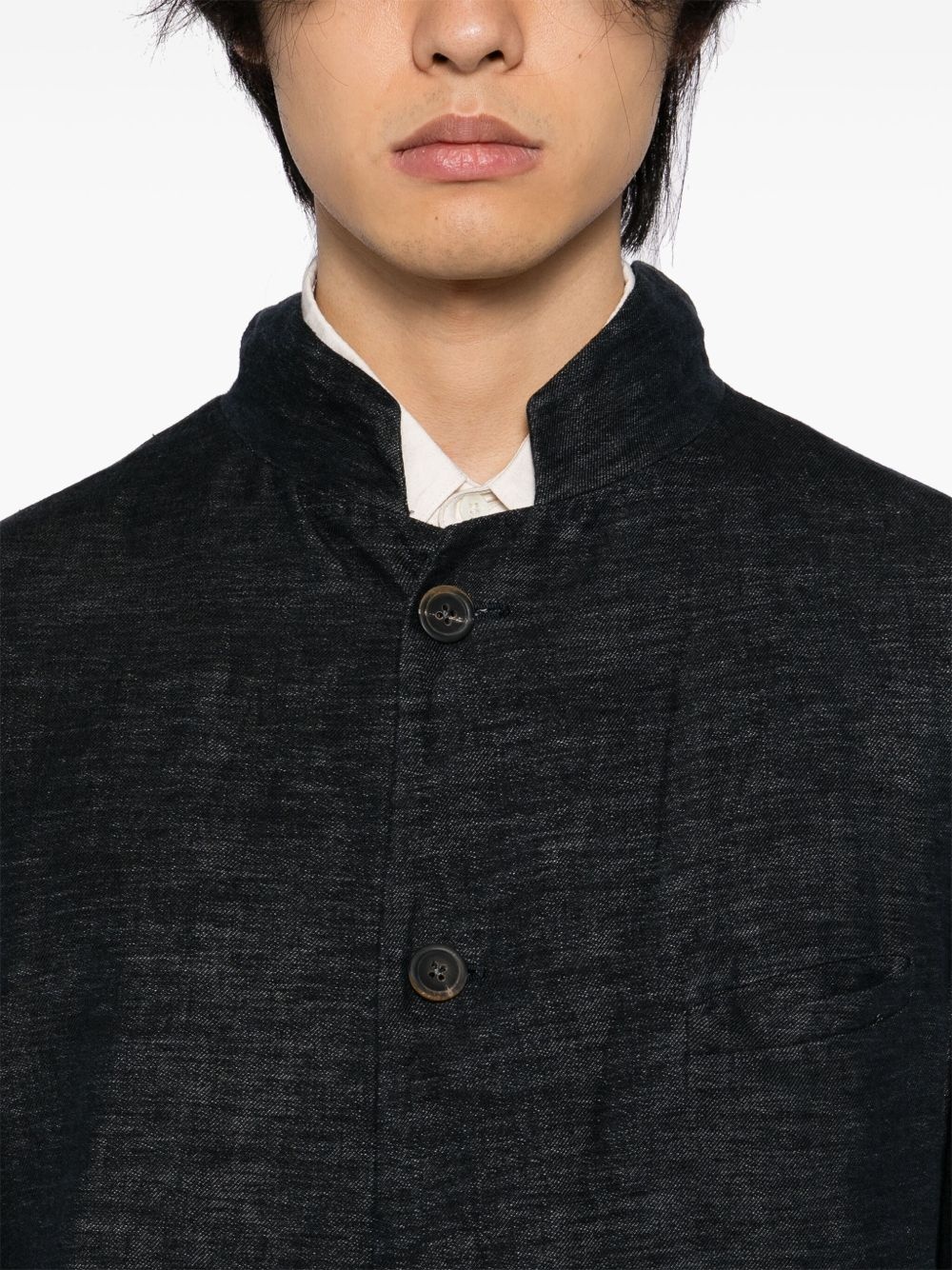 stand up-collar jacket - 5