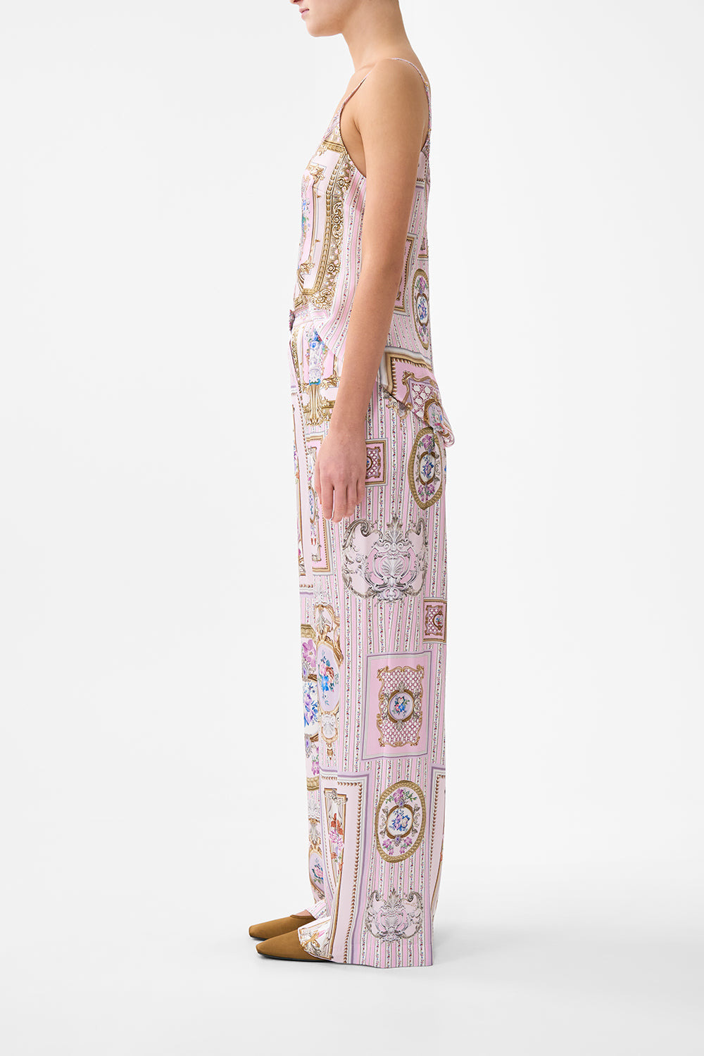 BUTTON FRONT LOUNGE PANT - 3