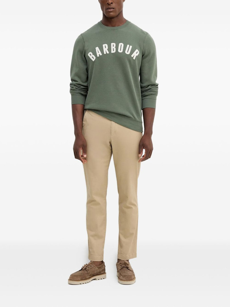 Barbour Prep logo crew-neck sweatshirt outlook