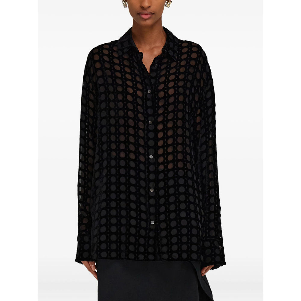 Ferragamo Black Tops - Blouses Women - 3