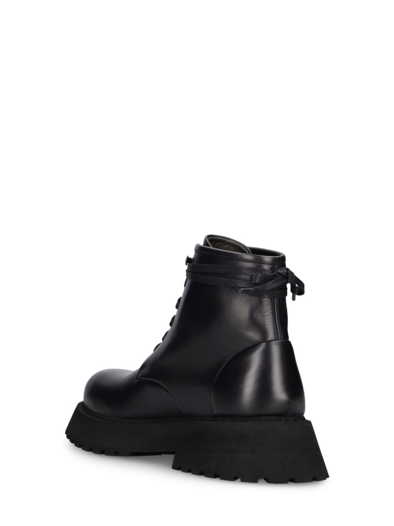 Micarro leather lace-up boots - 3