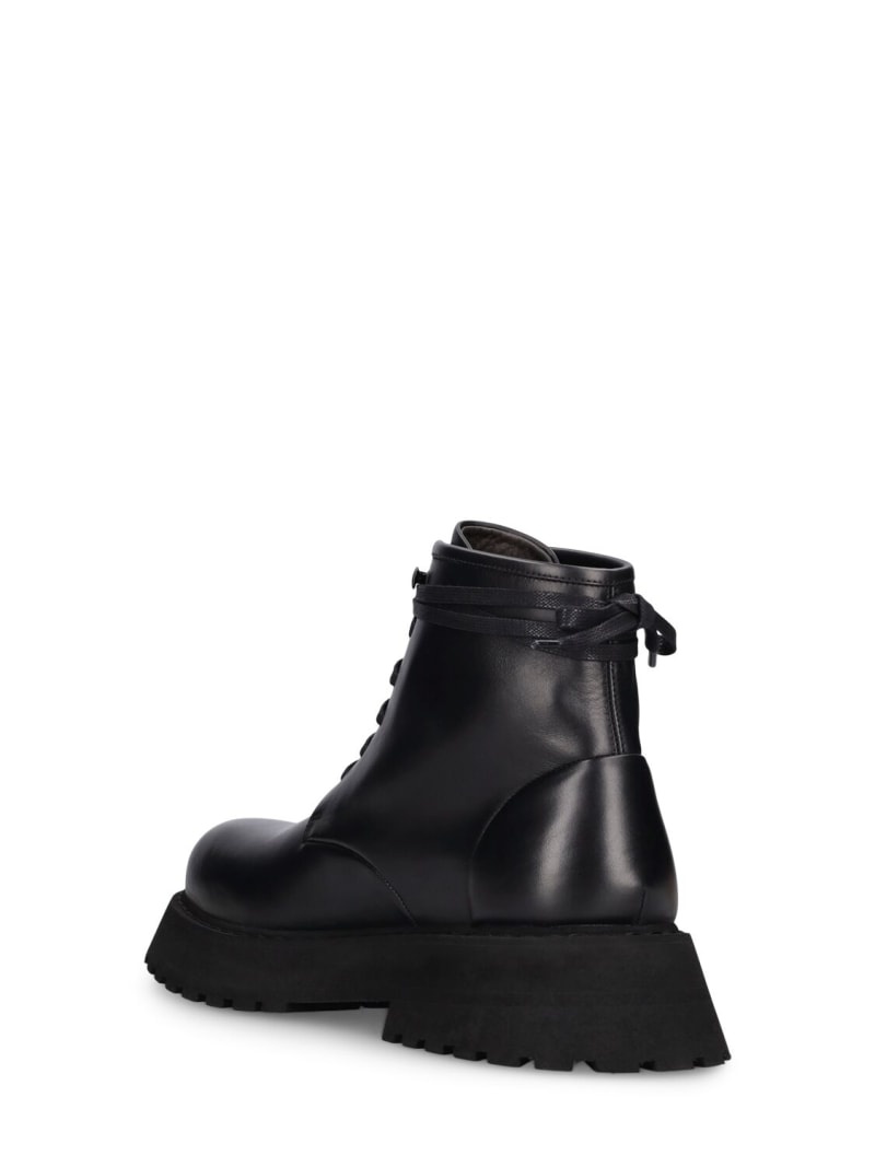 Micarro leather lace-up boots - 4