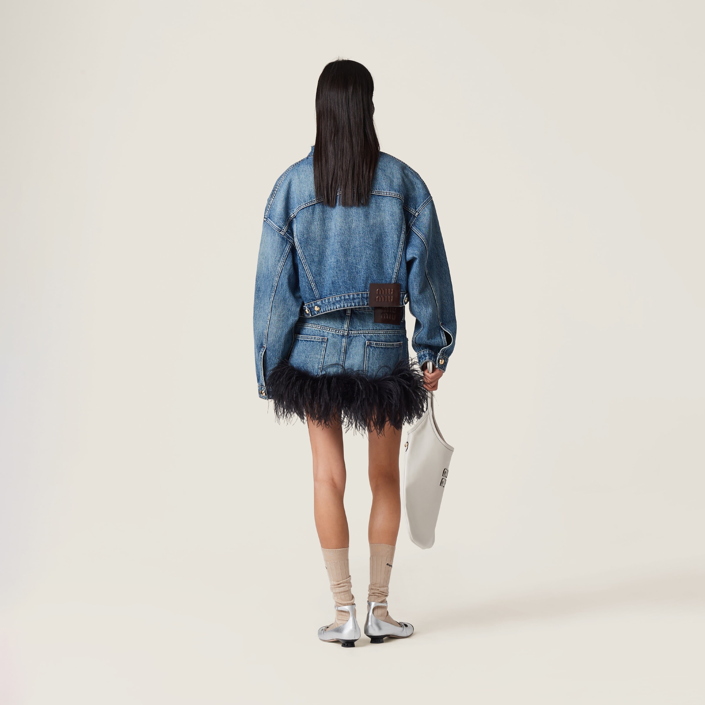 Denim miniskirt - 3