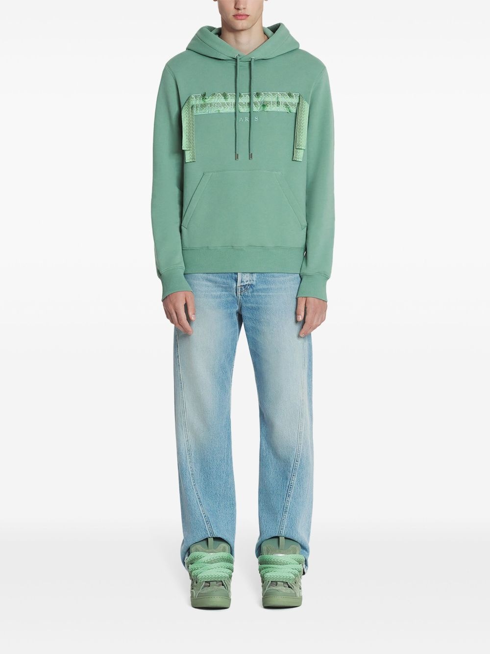 Curb-lace hoodie - 2