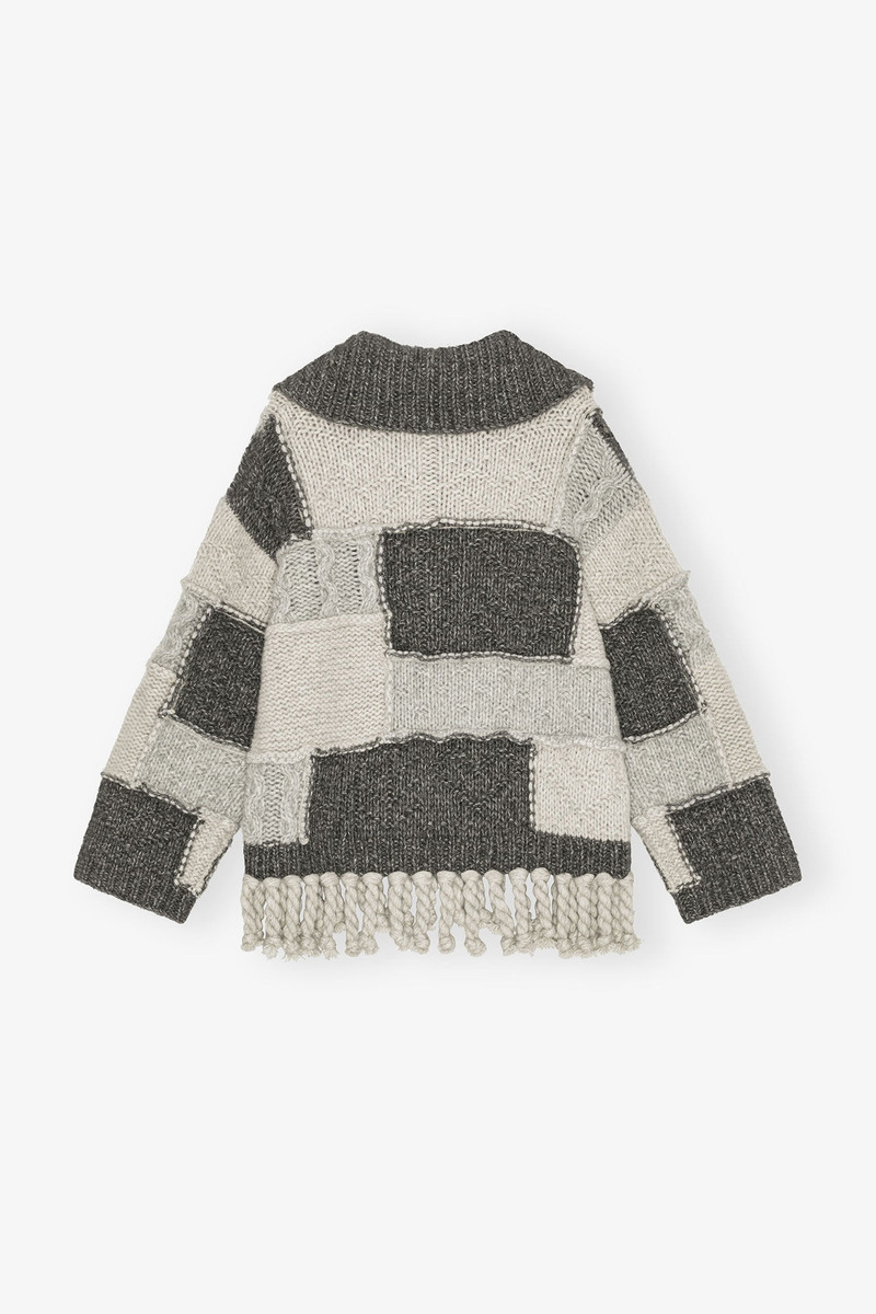 PATCHWORK FRINGE SWEATER 6