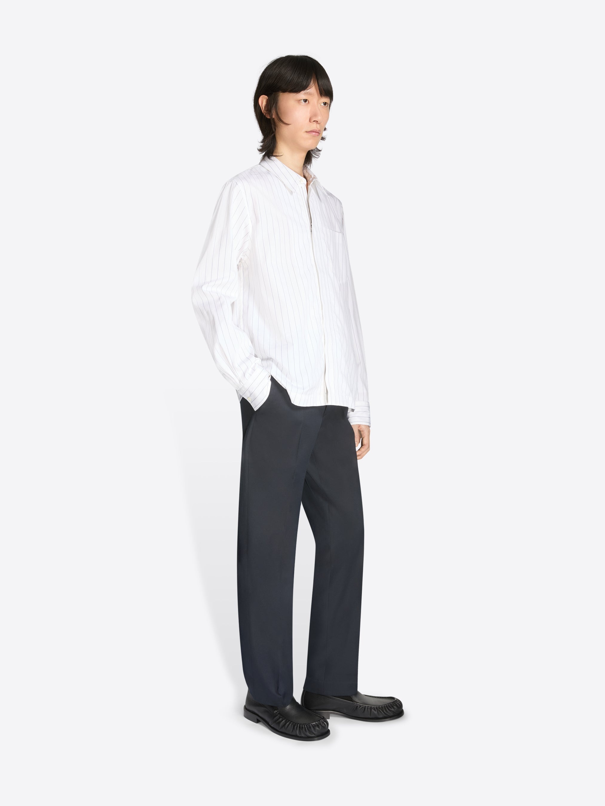 SLIM FIT WOOL PANTS - 3
