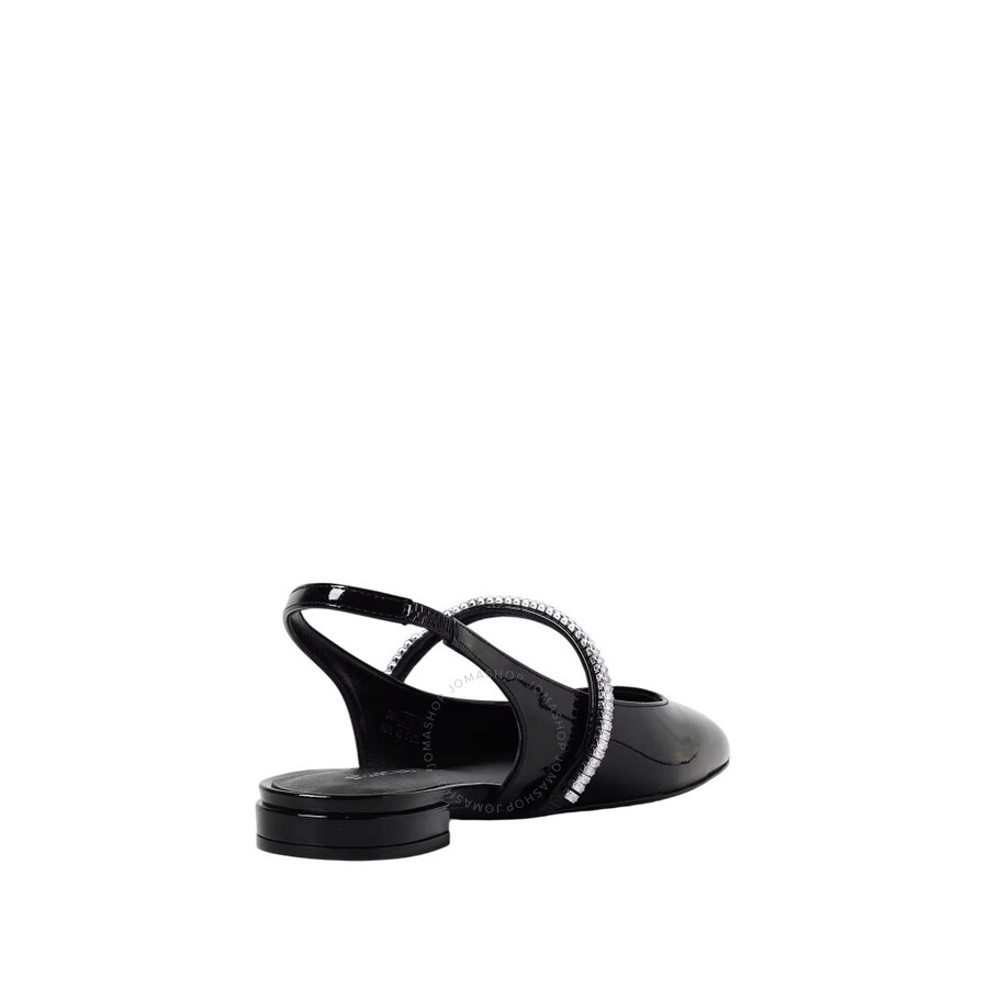 Stuart Weitzman Stefanie Patent Slngback Ballet Flats - 3