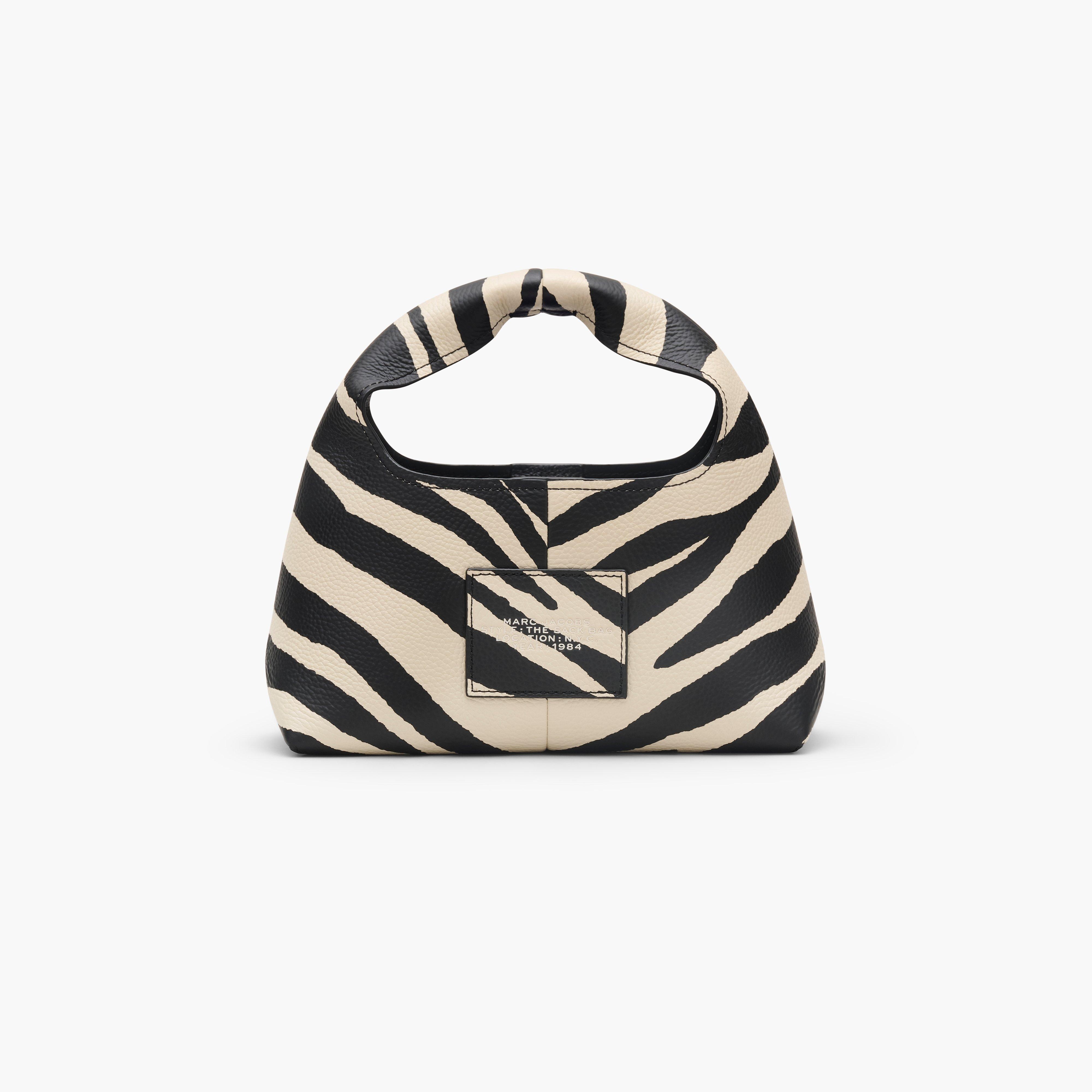 THE ZEBRA LEATHER MINI SACK BAG - 3