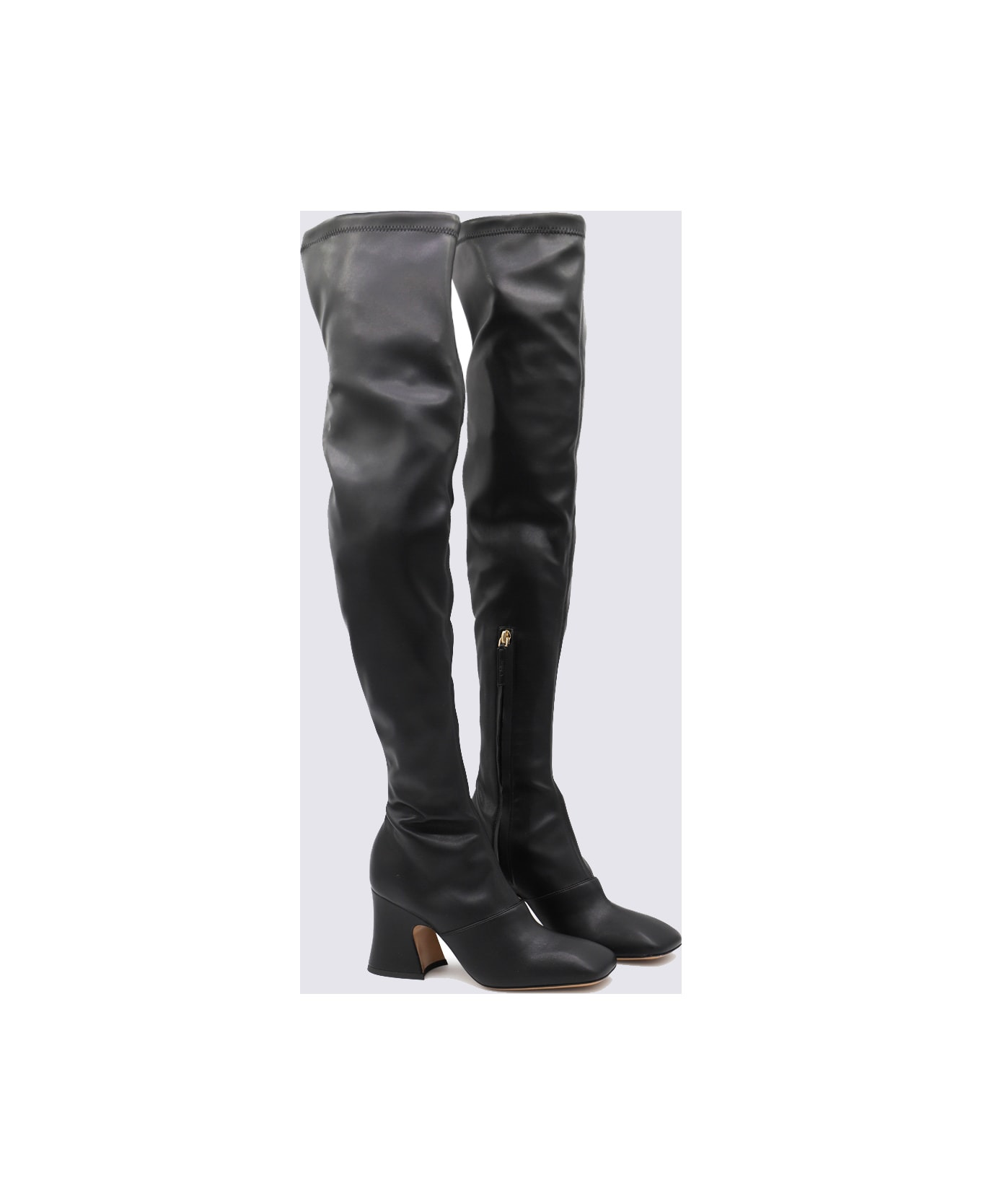 Black Leather Boots - 2