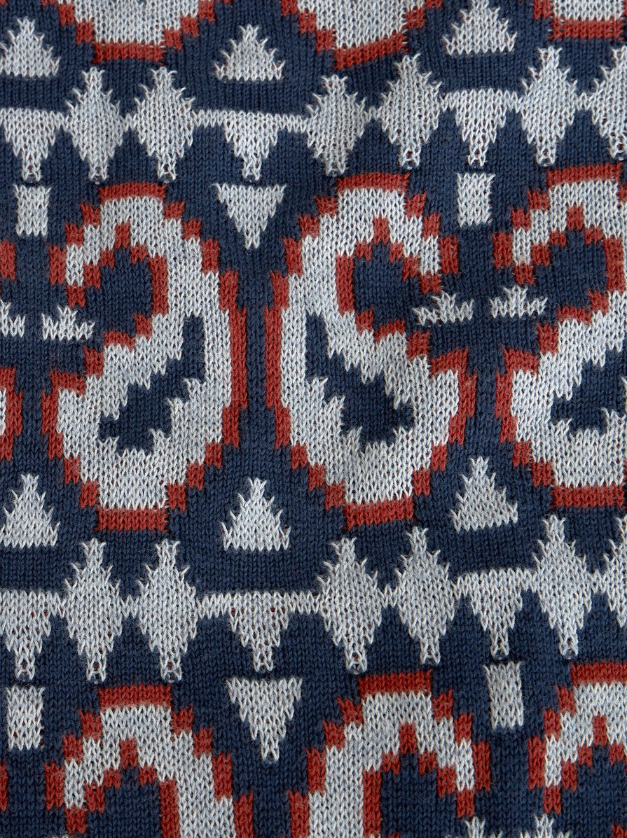 PAISLEY WOOL AND COTTON JACQUARD CARDIGAN - 7