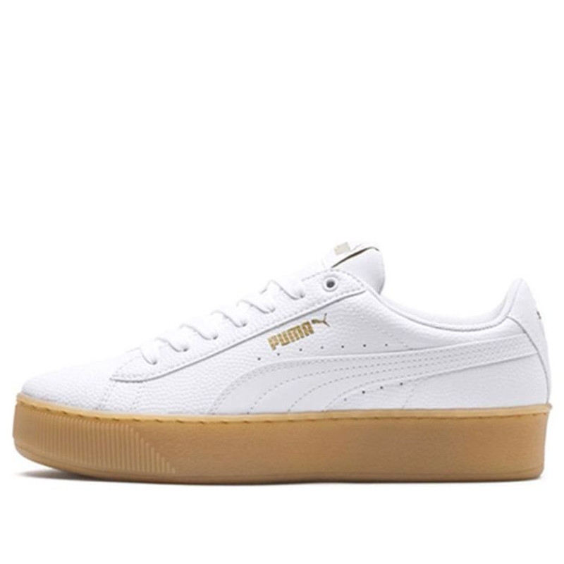 (WMNS) PUMA Vikky Platform 'White Gum' 366805-01 - 1